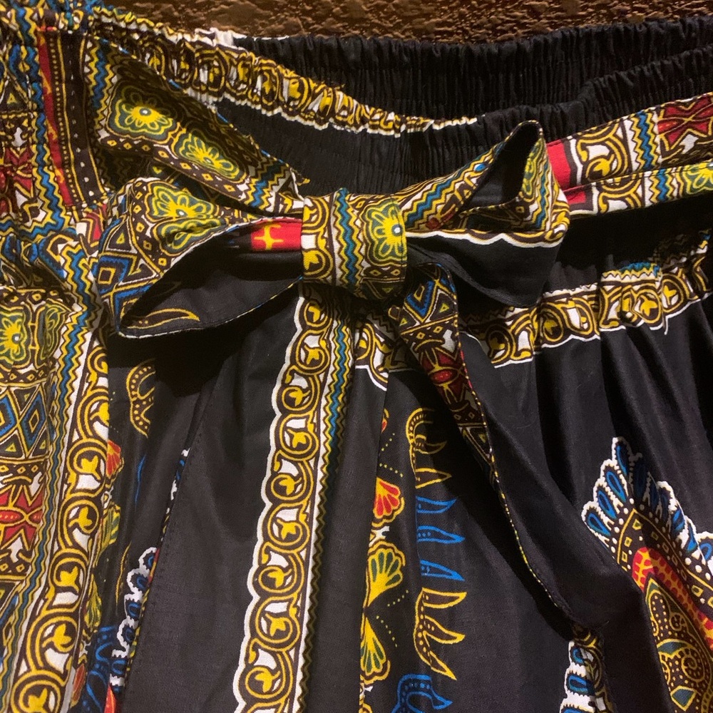 Vibrant Multicolor Full Circle Statement Skirt - Picture 12 of 13